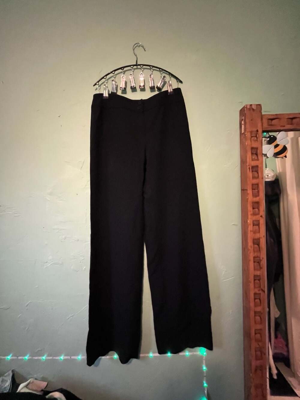 Armani Collezioni Black Wide Leg Pants Size 6 euro 42